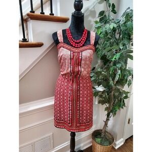 White House Black Market Women's Polyester Sleeveless Knee Length Dress Size S